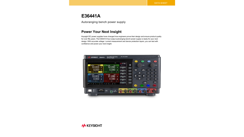 E36441A Autoranging Bench Power Supply